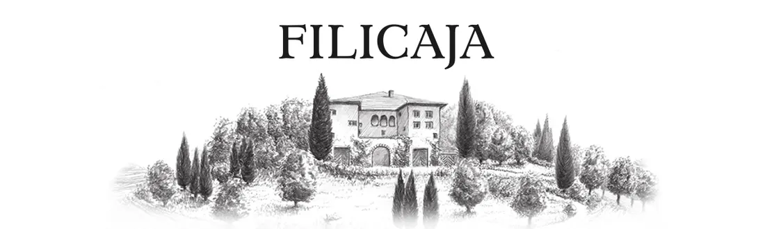 Illustrazione a matita della Villa da Filicaja